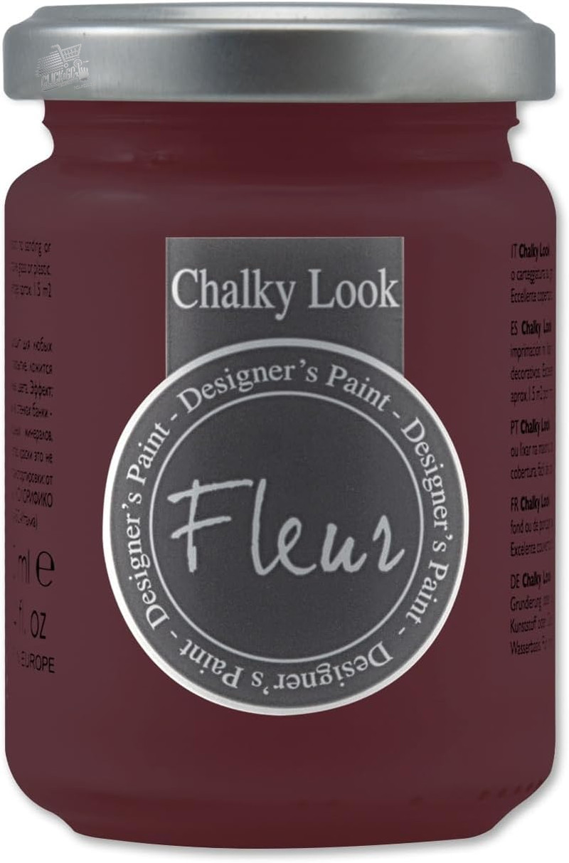 Chalk Paint Shabby Red Chalk Effect Matte Flower Water 130ml
