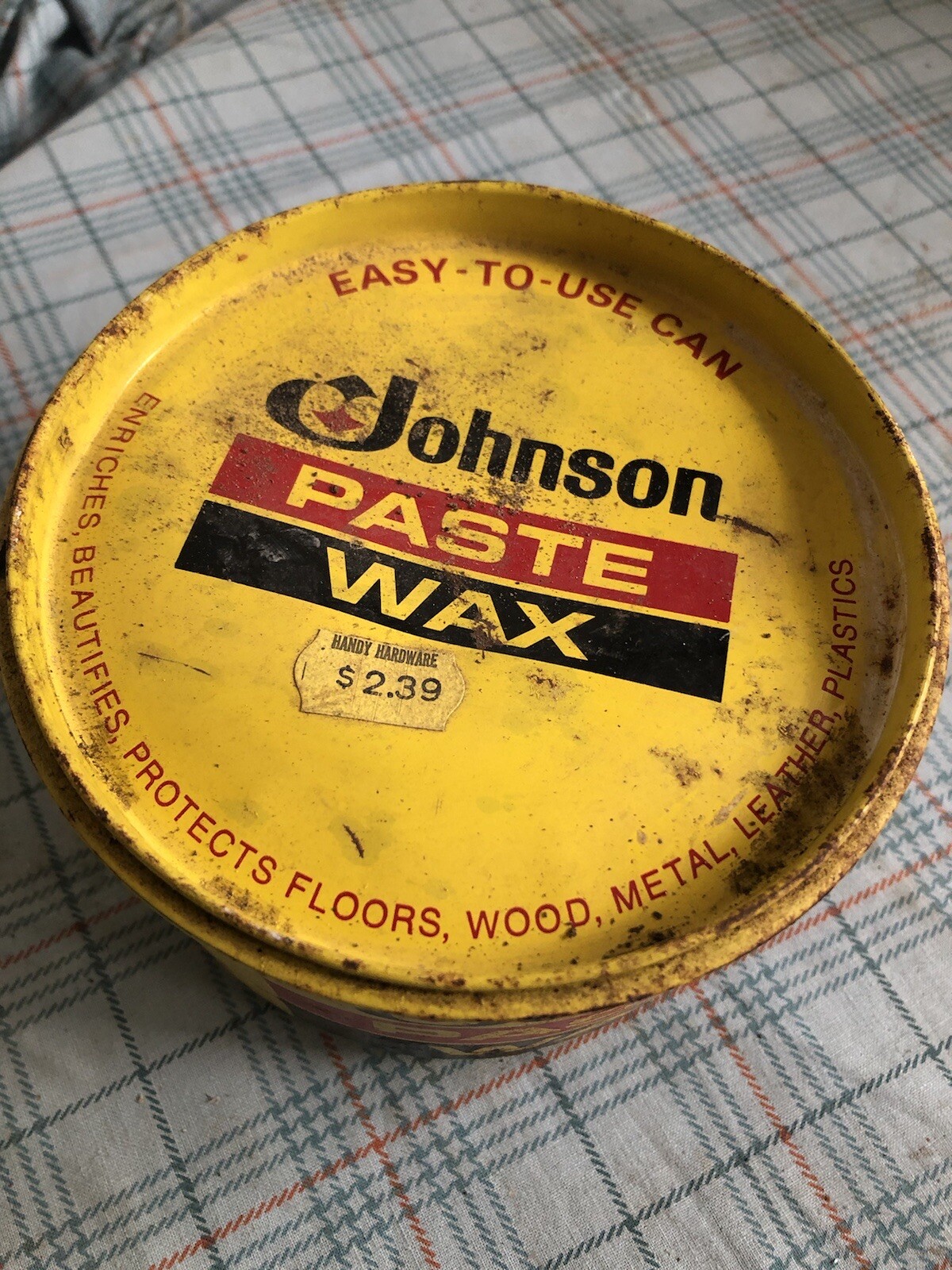 SC Johnson Paste Wax 16oz 95% Full The Original Formula Hard Finish Wood Wax