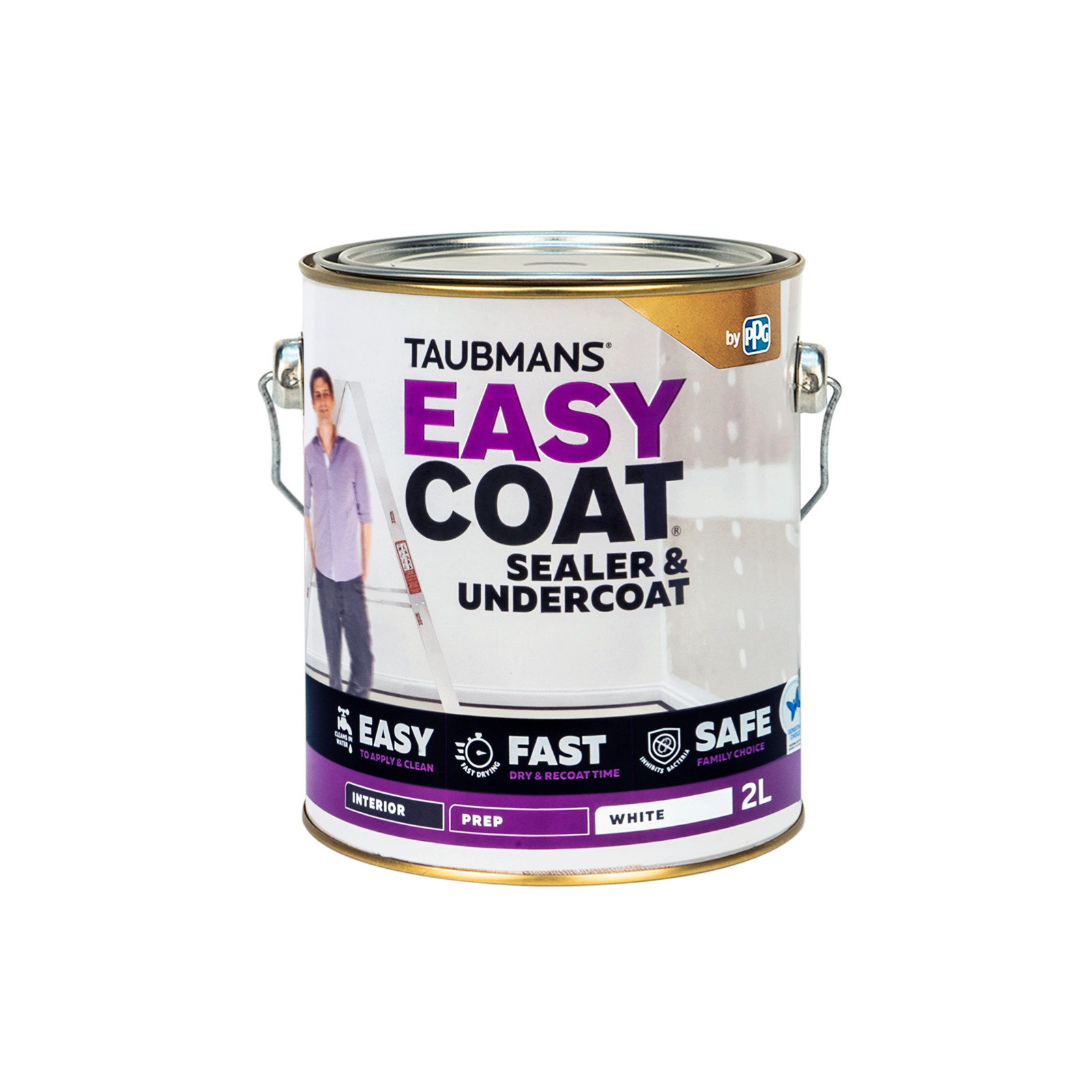 Taubmans 2L White Easycoat Prep Sealer And Undercoat