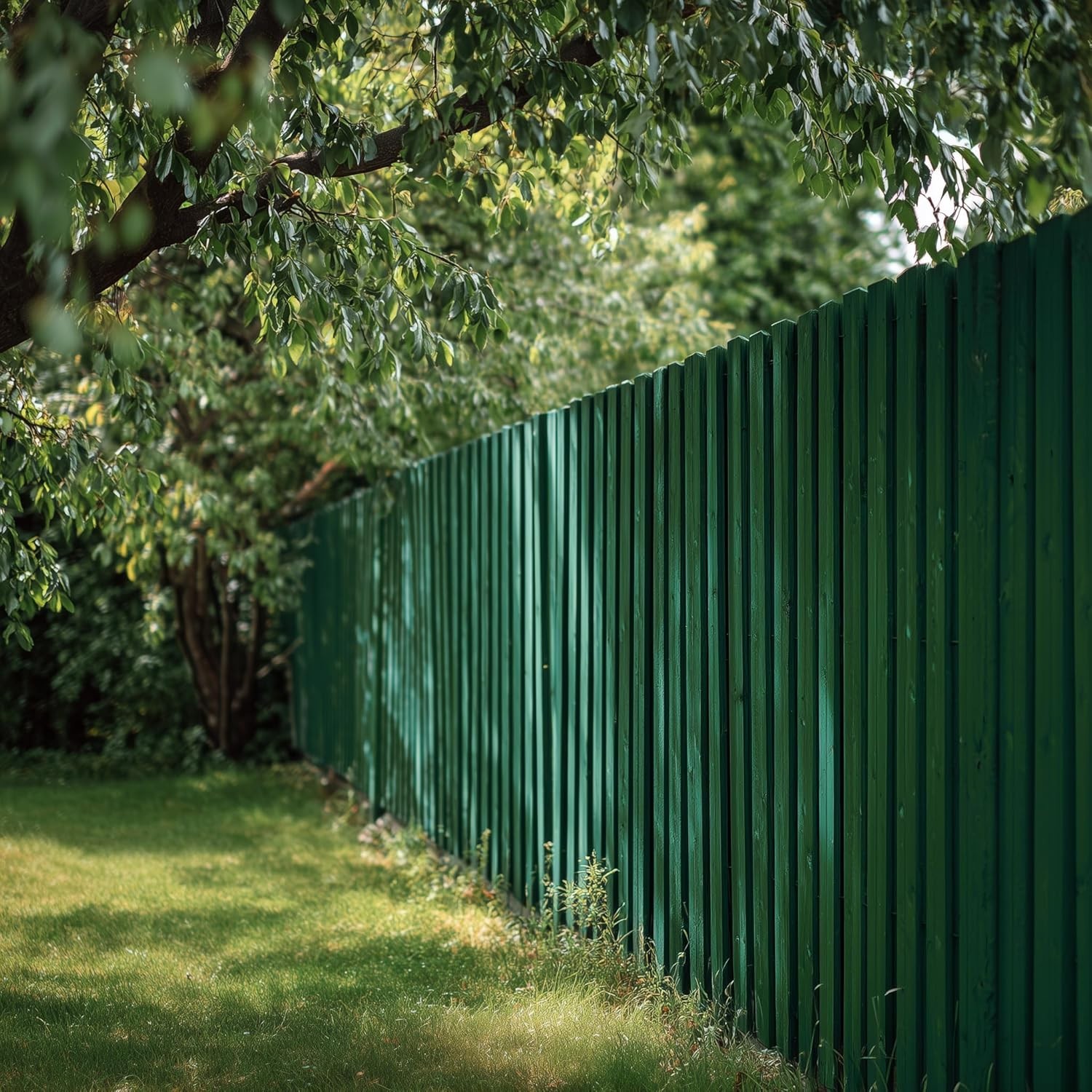 Durable 1 Gallon Flat Hunter Green Paint for Fences & Barns – Waterproof Coating