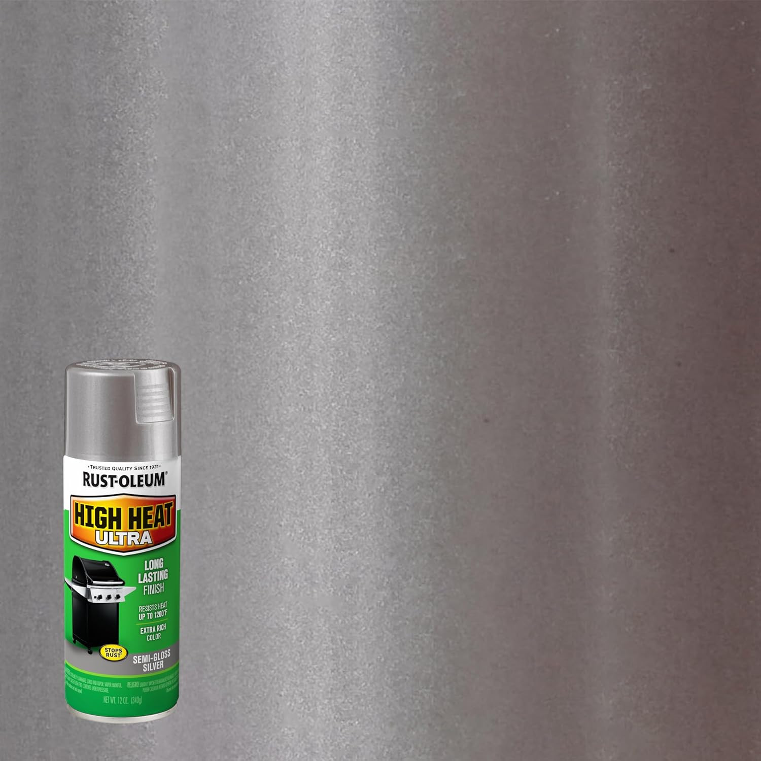 Transform Your Projects with Rust-Oleum Silver High Heat Spray Paint!