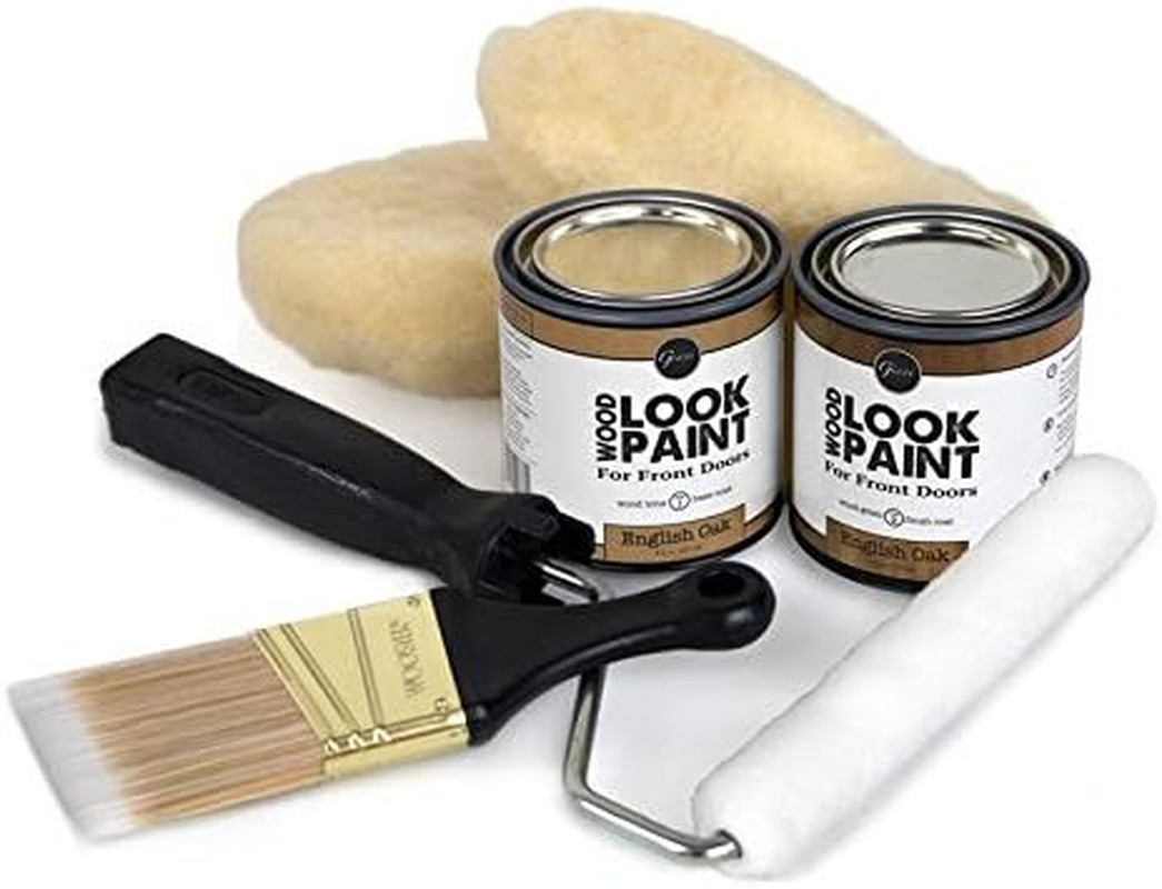 Wood Look Paint Kit for Front & Interior Doors (English Oak)