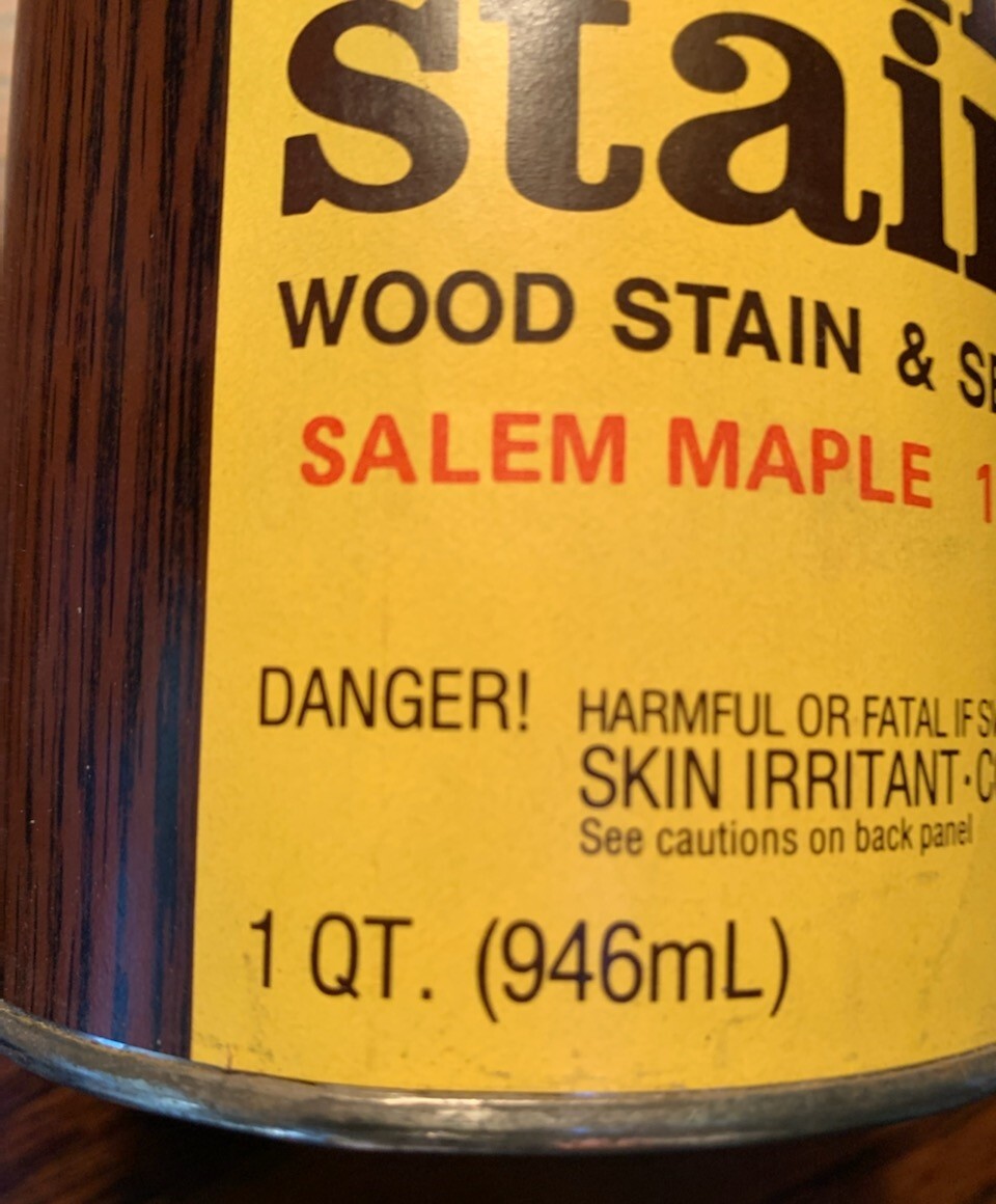 Zar Interior Stain, 110 SALEM MAPLE, Quart