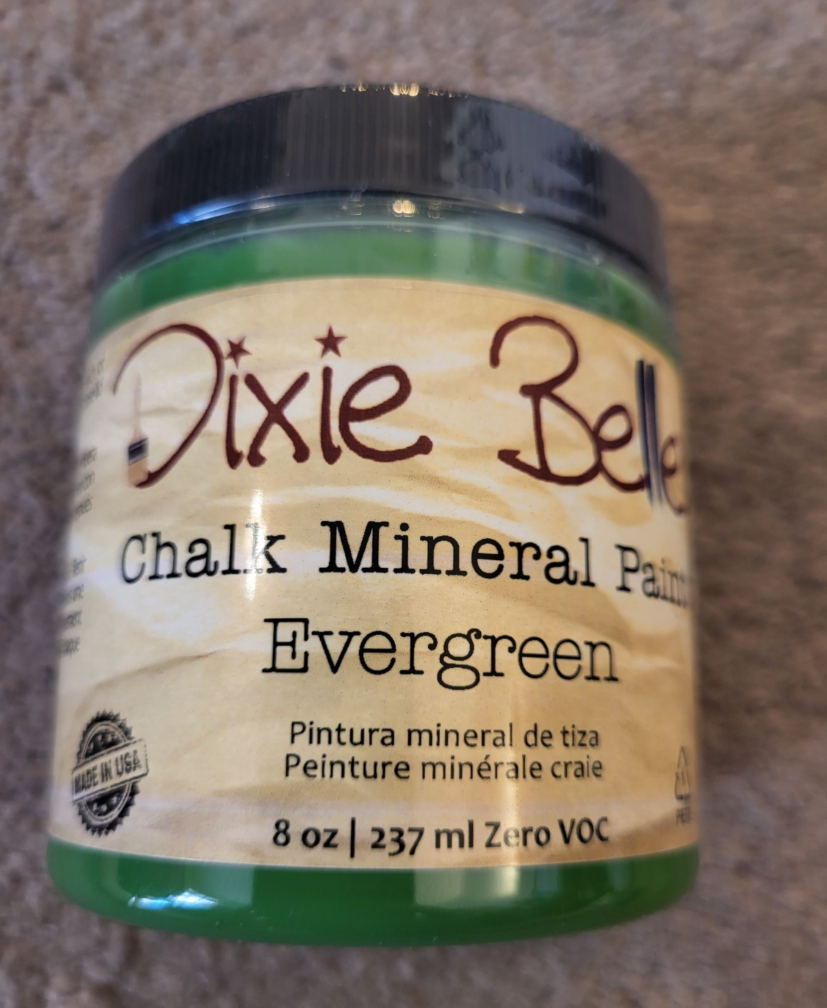 Dixie Belle Chalk Mineral Paint EVERGREEN 8 oz NEW