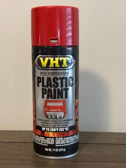 VHT High Temperature Plastic Spray Paint 11oz GL Red Fast Dry Automotive Paint
