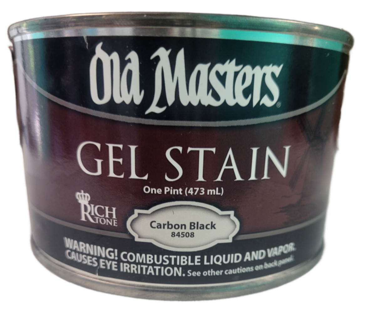 Old Masters 84508 Pt Carbon Black Gel Stain New