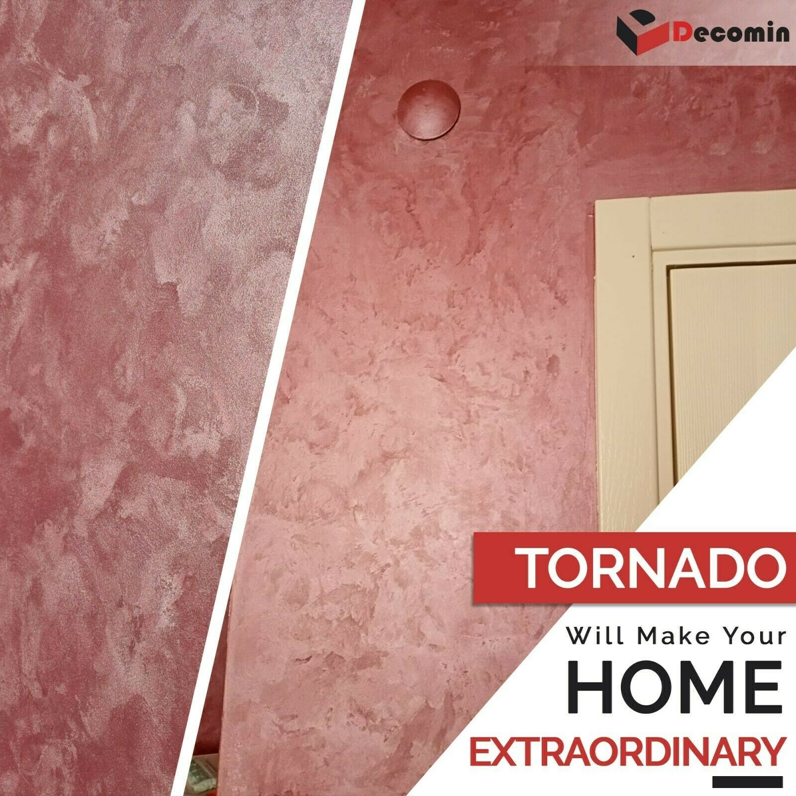 TORNADO – Velvet Effect, Rich in Shade Decorative Paint for Interior 2.5 KG