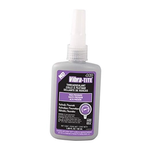 – 44050 440 Hydraulic and Pneumatic Anaerobic Thread Sealant, 50 milliliters