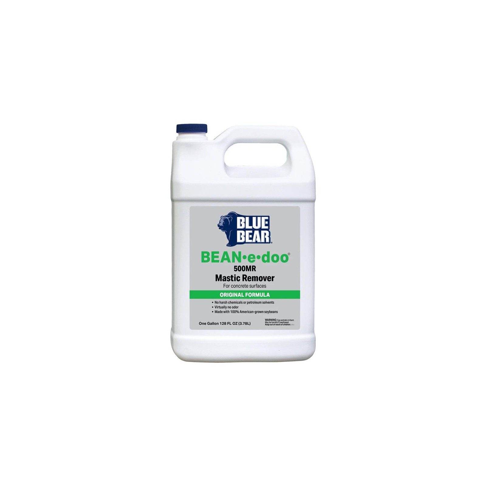 Blue Bear 500MR BEAN-e-doo Mastic Remover for Concrete Surfaces