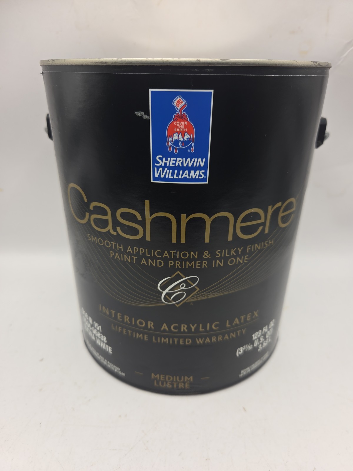 1 Gallon Sherwin Williams Cashmere Interior Medium Lustre Color 6386 Napery