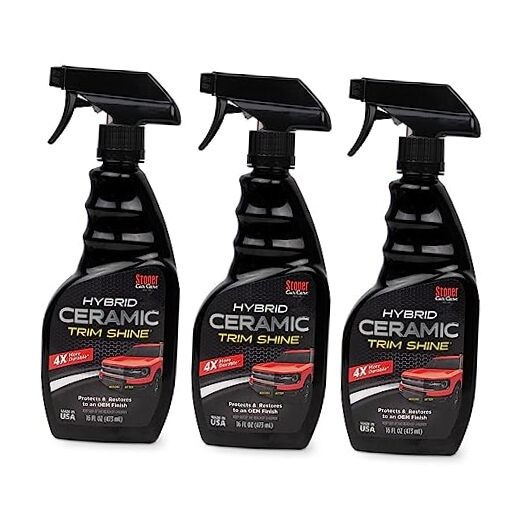 92333-3PK Hybrid Ceramic Trim Shine – Restores Faded Plastic & Vinyl Pack of 3