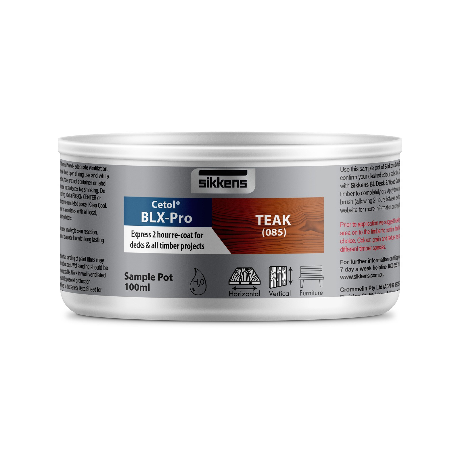 Sikkens 100ml Teak Cetol BLX-Pro Timber Stain – 100ml