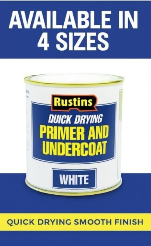 250ml Quick Drying White Primer Spray for Superior Interior & Exterior Painting