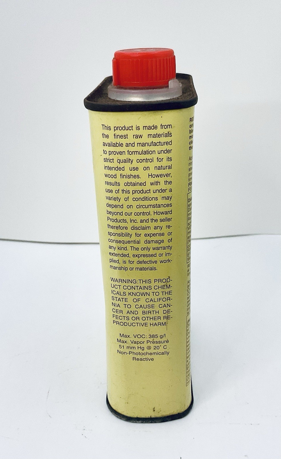 HOWARD RESTOR-A-FINISH NEUTRAL 16 FL OZ VINTAGE TIN CAN