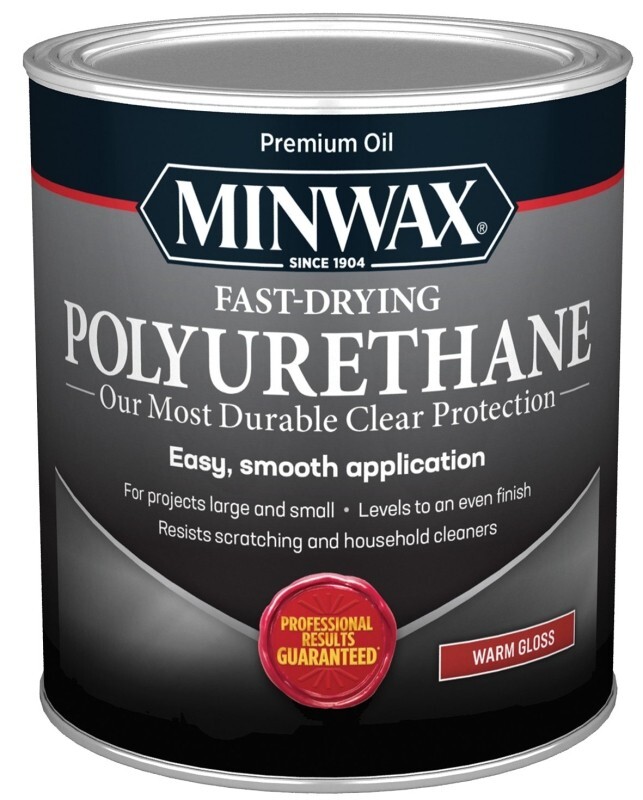 NEW MINWAX QUART CLEAR WARM GLOSS OIL BASED FAST DRY POLYURETHANE 8995789