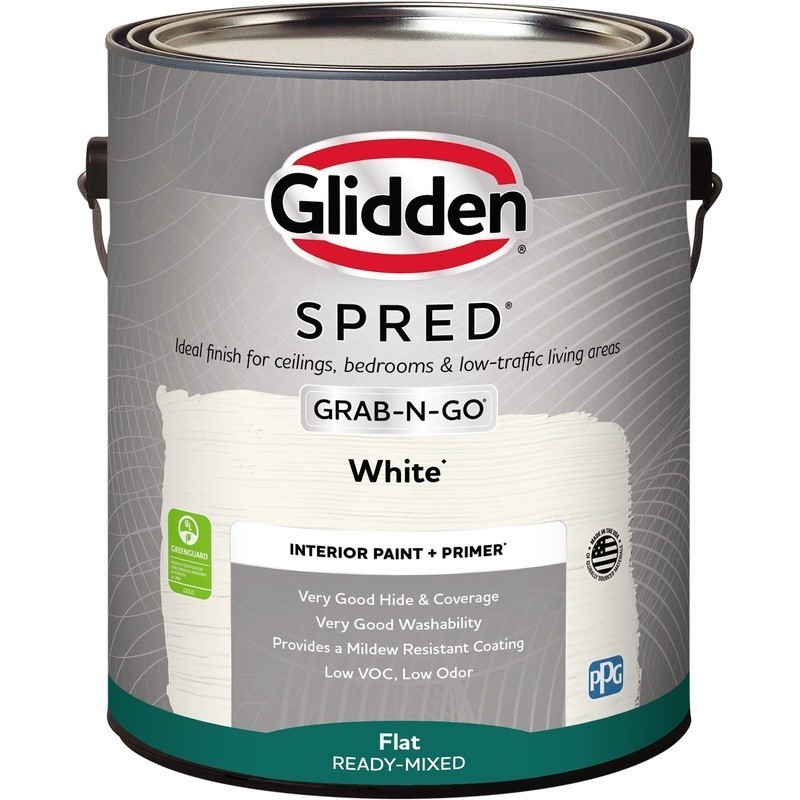 Interior Paint Primer Low Odor Washable Zero VOC Mildew Resistant 400sqft 1 Gal