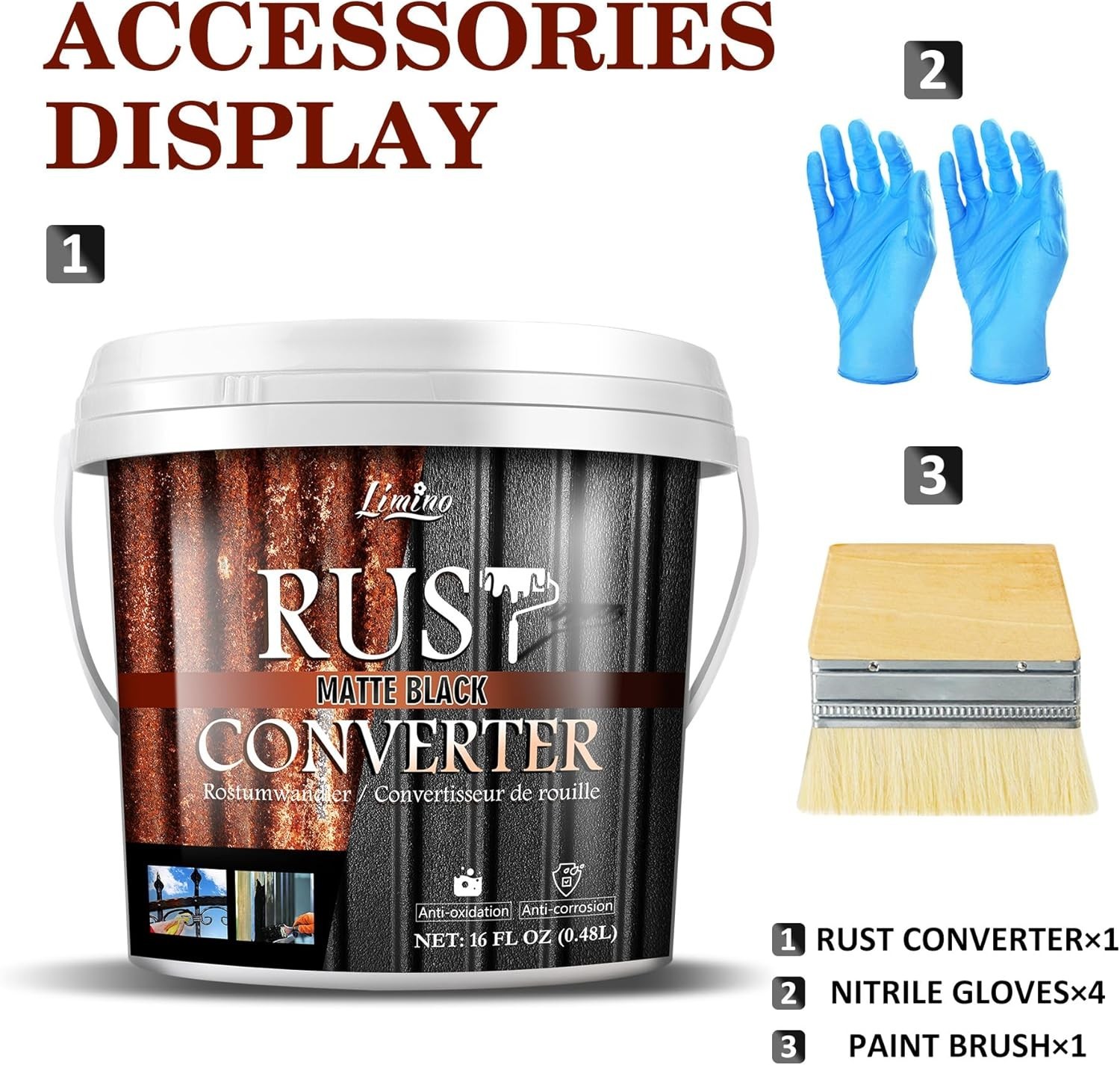 Rust Converter for Meta – Back Meta Primer and Rust Remover, Reformer ＆ Encap…