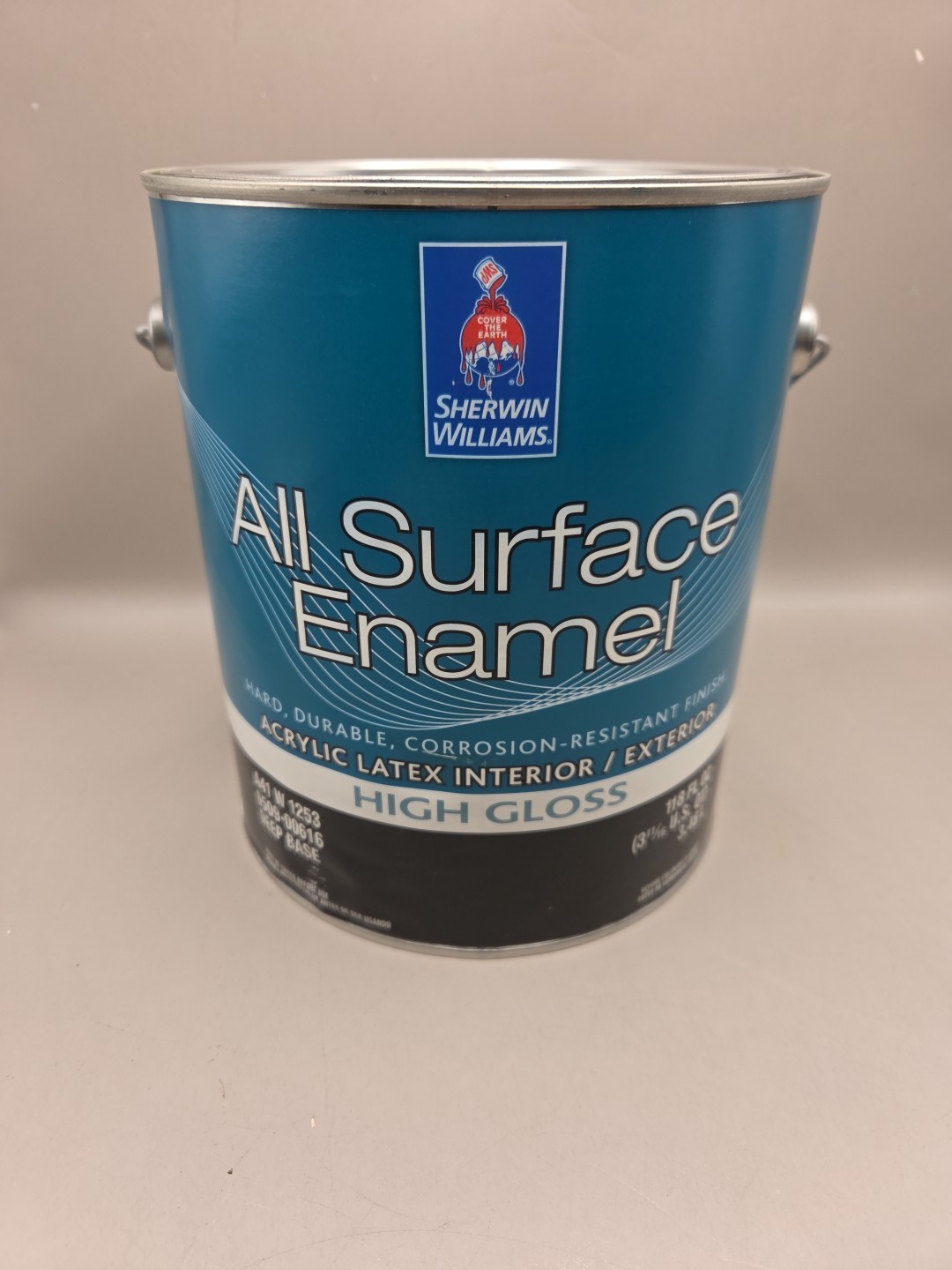 1 Gallon Sherwin Williams All Surface Enamel High Gloss NOT TINTED Acrylic…