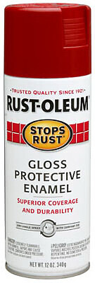 Rust-Oleum 7765-830 Stops Rust Spray Enamel, Regal Red Gloss, 12-oz. – Quantity