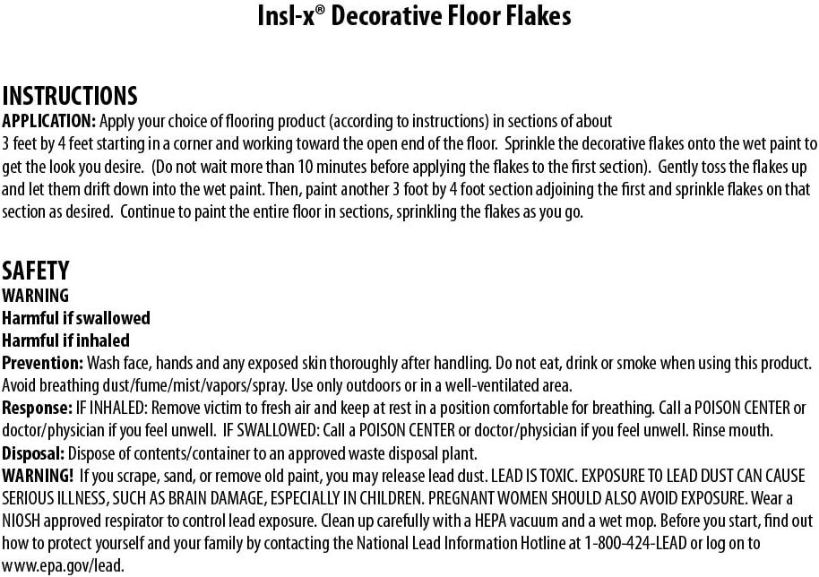 Versatile 12 oz Gray Decorative Floor Flakes – Perfect for Garages & Patios