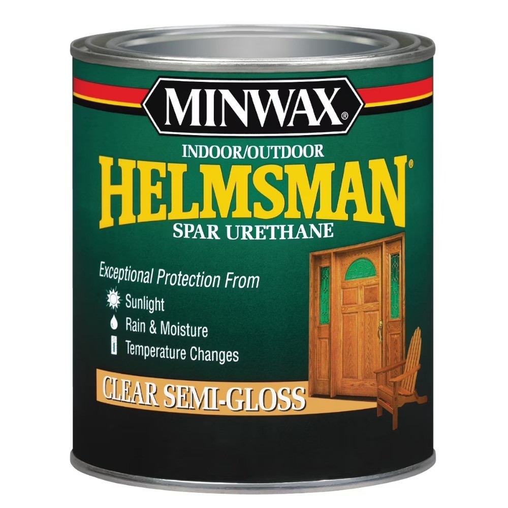 Indoor/Outdoor Helmsman Spar Urethane, Gloss, Clear, 1 Quart, (1 Piece, 1 Pack)