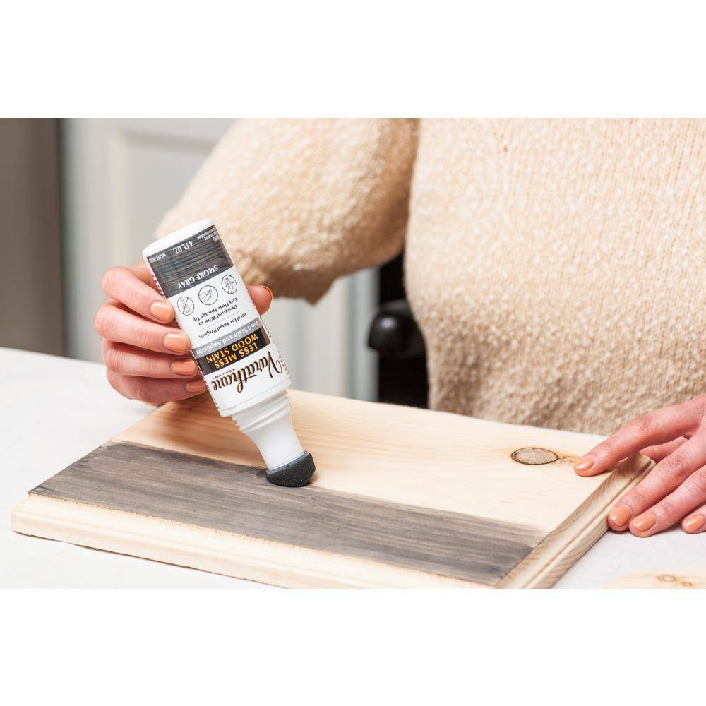 4 Ounce Less Mess Dark Walnut Wood Interior Paint/Stain Applicator (4 Pack) Free