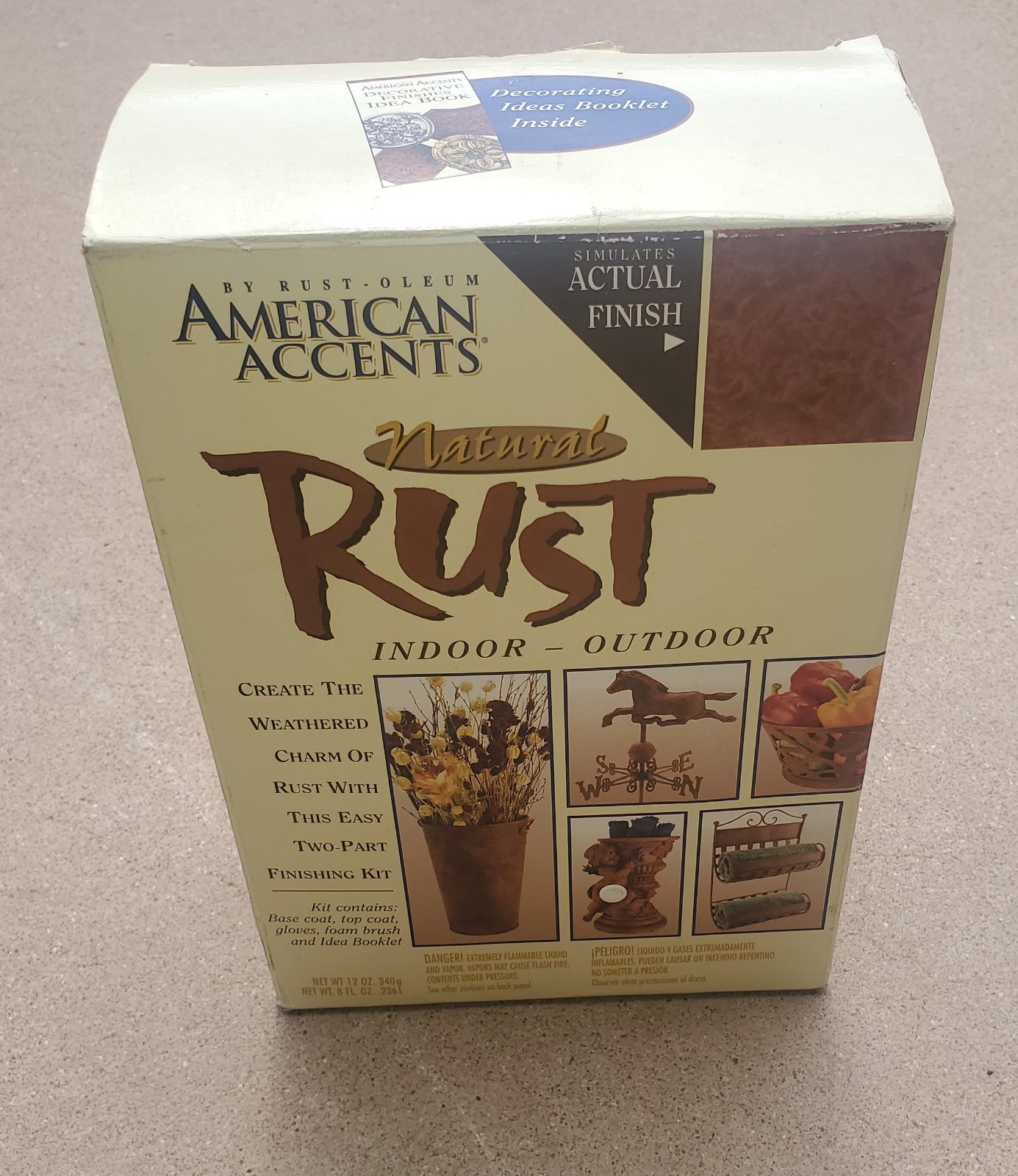 Rust-Oleum American Accents – Natural Rust Paint Kit. Indoor Or Outdoor Use