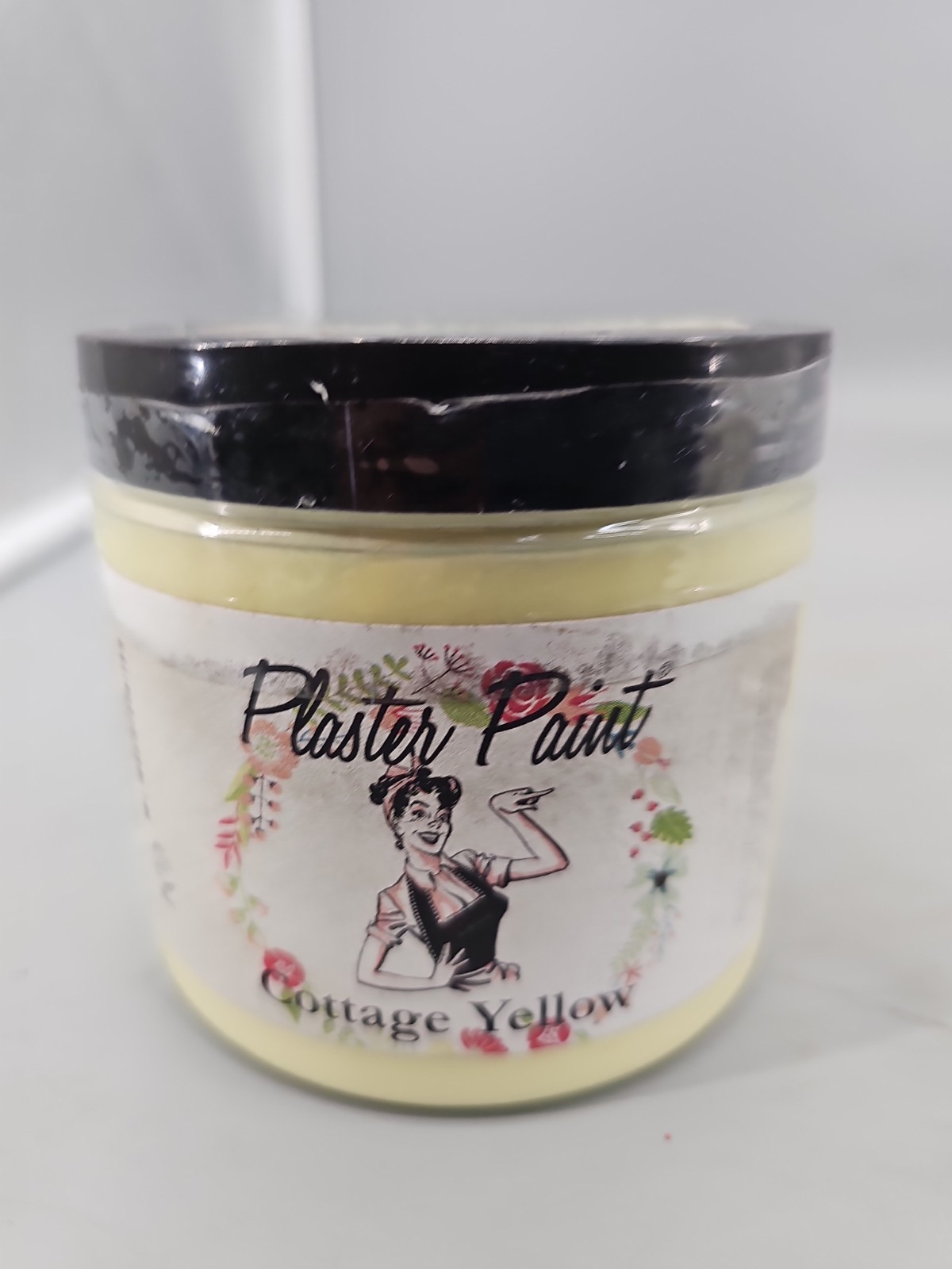 New Plaster Paint Company 16oz Furniture Paint Cottage Yellow Sealant Required