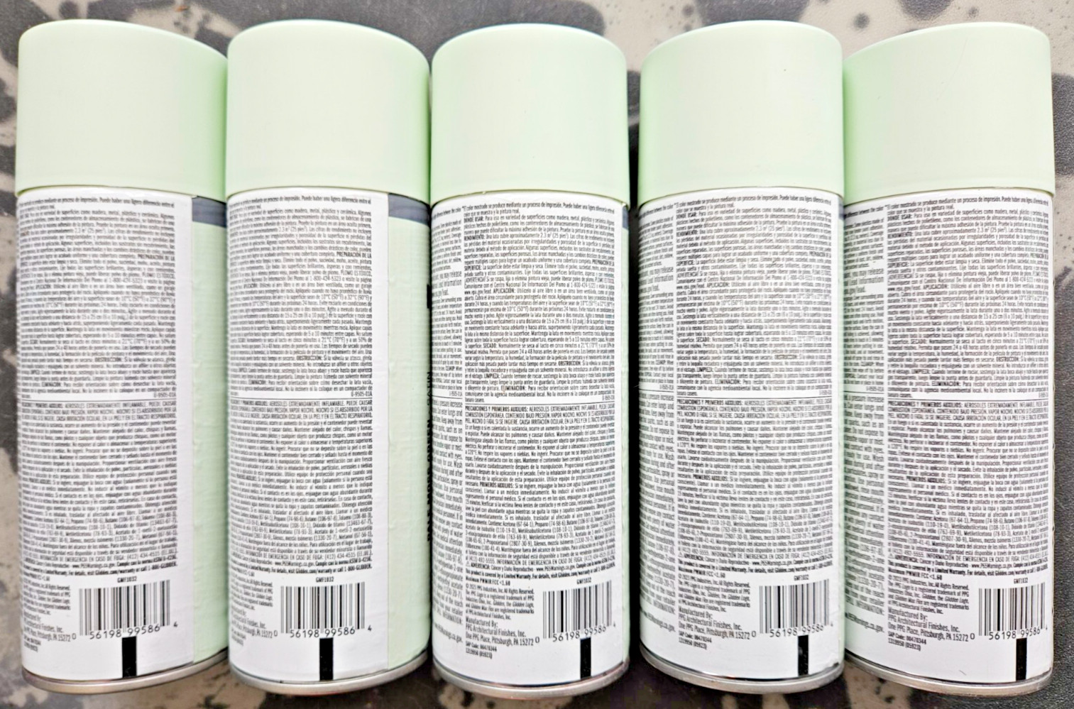 Glidden Satin Moss Green Interior/Exterior All Surface Spray Paint Primer 5 Pack