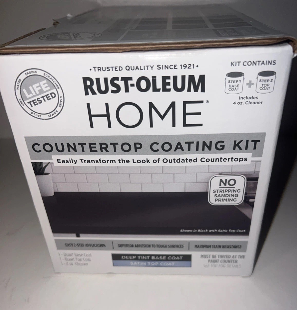 Rust-Oleum Home Countertop Deep Base Satin Countertop Refinishing kit #384963
