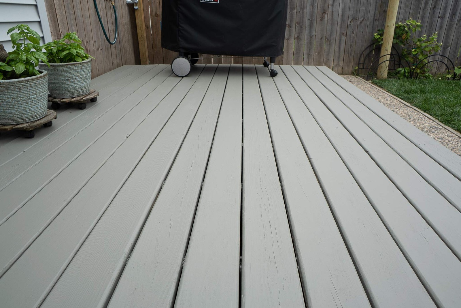 #1 Deck Advanced Solid Color Wood Stain for Decks, Fences, Siding (1 Gallon, Gra