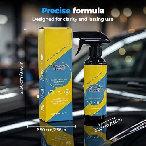 Nano Quick Coat Restore Coating Spray, 2026 Advanced Automobile Quick-Acting