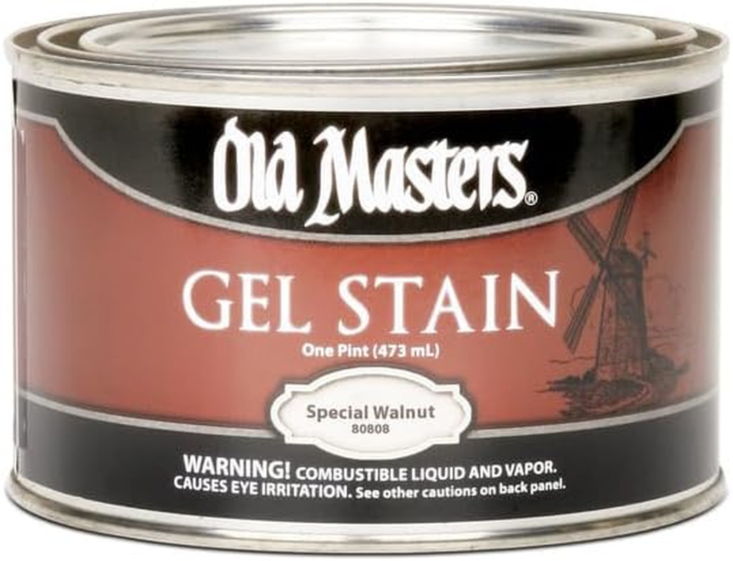, Walnut 80808 Gel Stain Special, 1 Pint (Single), 16 Fl Oz