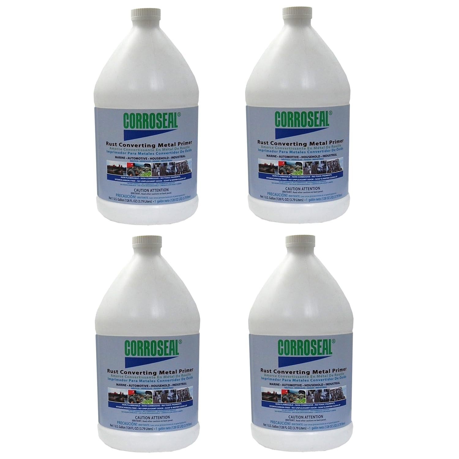 Rust Converter & Metal Primer – Stops & Prevents Corrosion on Metal Pro-Grade