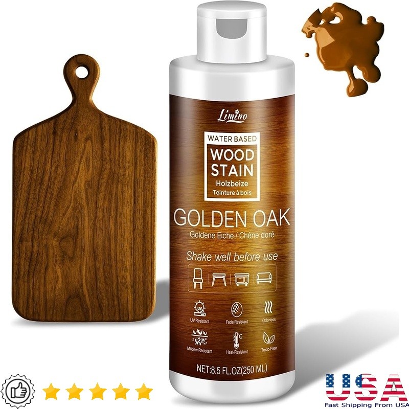 Eco-Friendly Wood Stain Clear Coat Indoor Outdoor Water-Based Gel Furniture New