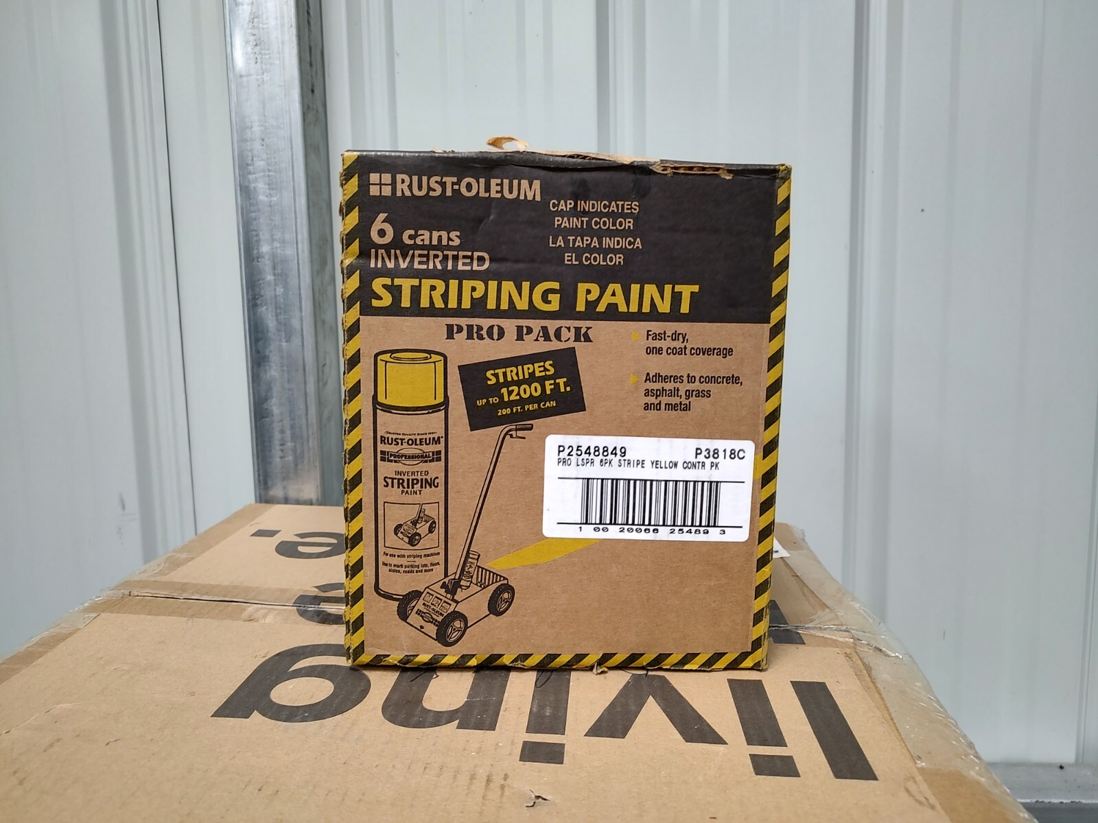 18 Oz. Flat Traffic Yellow Inverted Striping Spray Paint (contractor 6-pack) |
