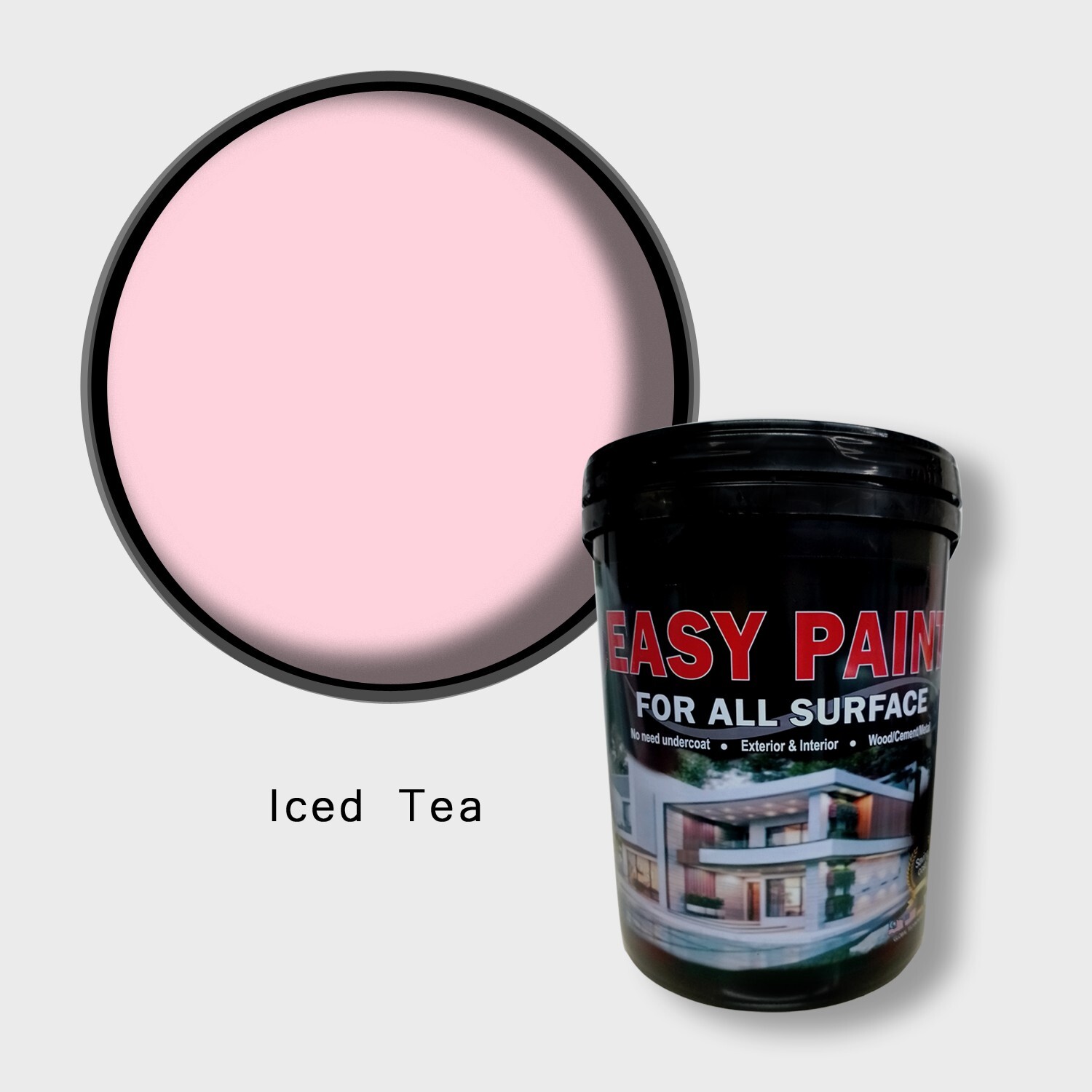 Iced Tea, Easy Paint 5L/1.3gal – Mid Sheen (Interior Wall) JS19 Red Shade