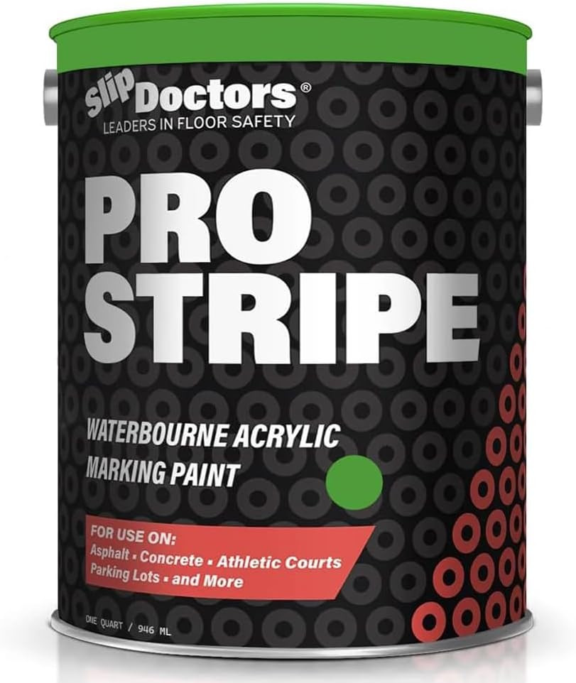 Pro Stripe Line Marking Paint – Safety Green, 1 Gallon for Courts & Lots