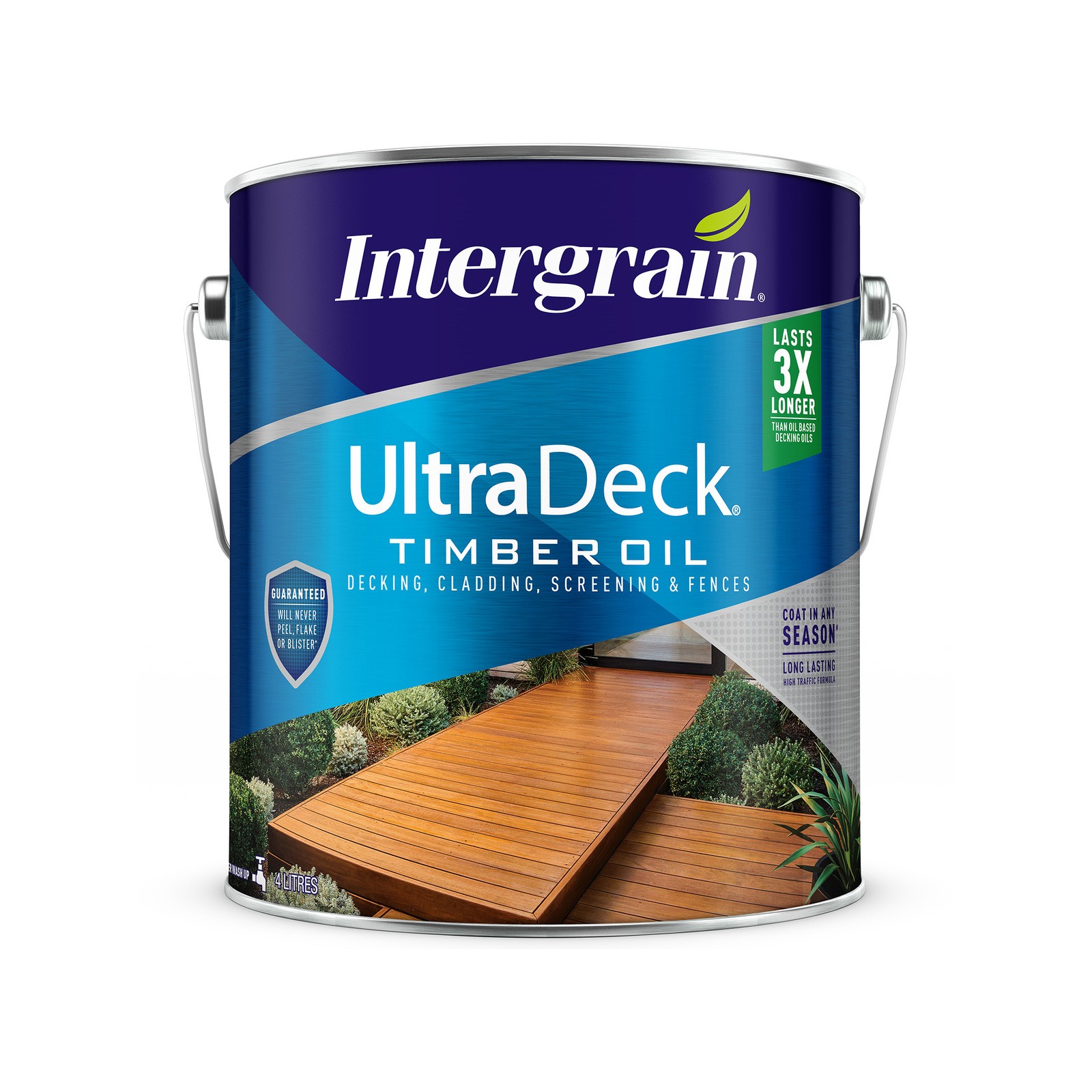 Intergrain 4L Jarrah UltraDeck Timber Decking Oil
