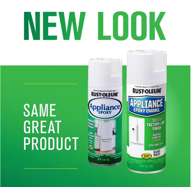 (6 PACK) Rust-Oleum 7881830 Appliance Epoxy, 12 oz, White 6 PACK