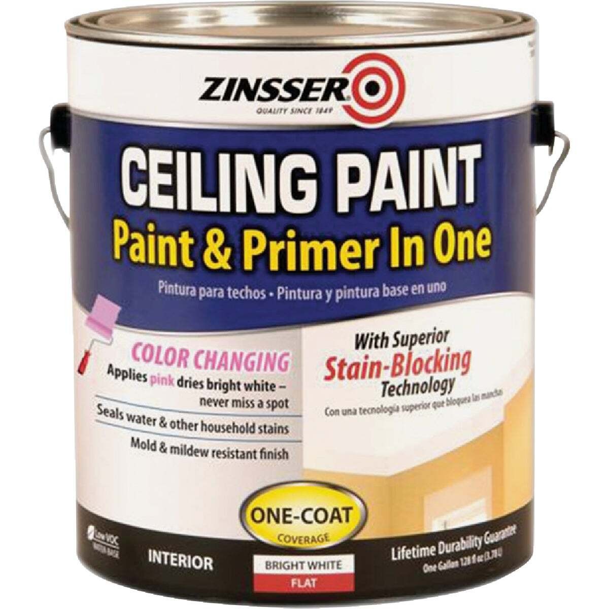 Zinsser 260967 Zinsser Ceiling Paint & Primer in One 1 GALLON Bright White