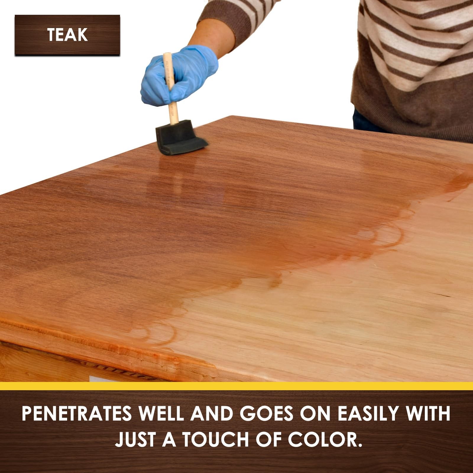 Water Based Wood Stain Multiple Finishes, Fast Drying, Indoor and Outdoor Fu…