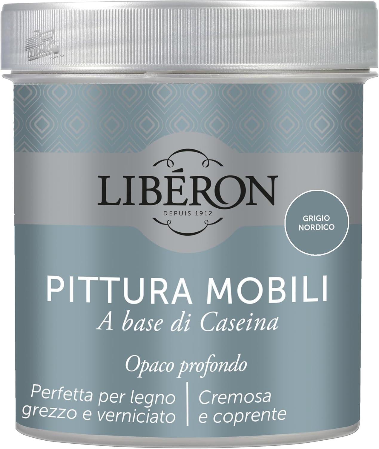Casein Furniture Paint Nordic Grey 0.5L Matte Shabby Chic