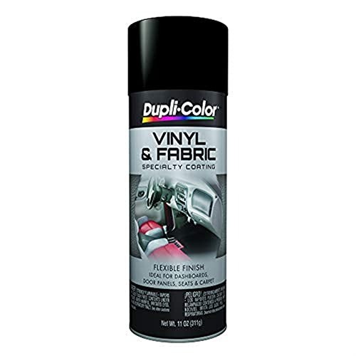 Vinyl Fabric Coating Spray Paint 6 Pack 11 Oz Flat Black Chip Resistant Aerosol