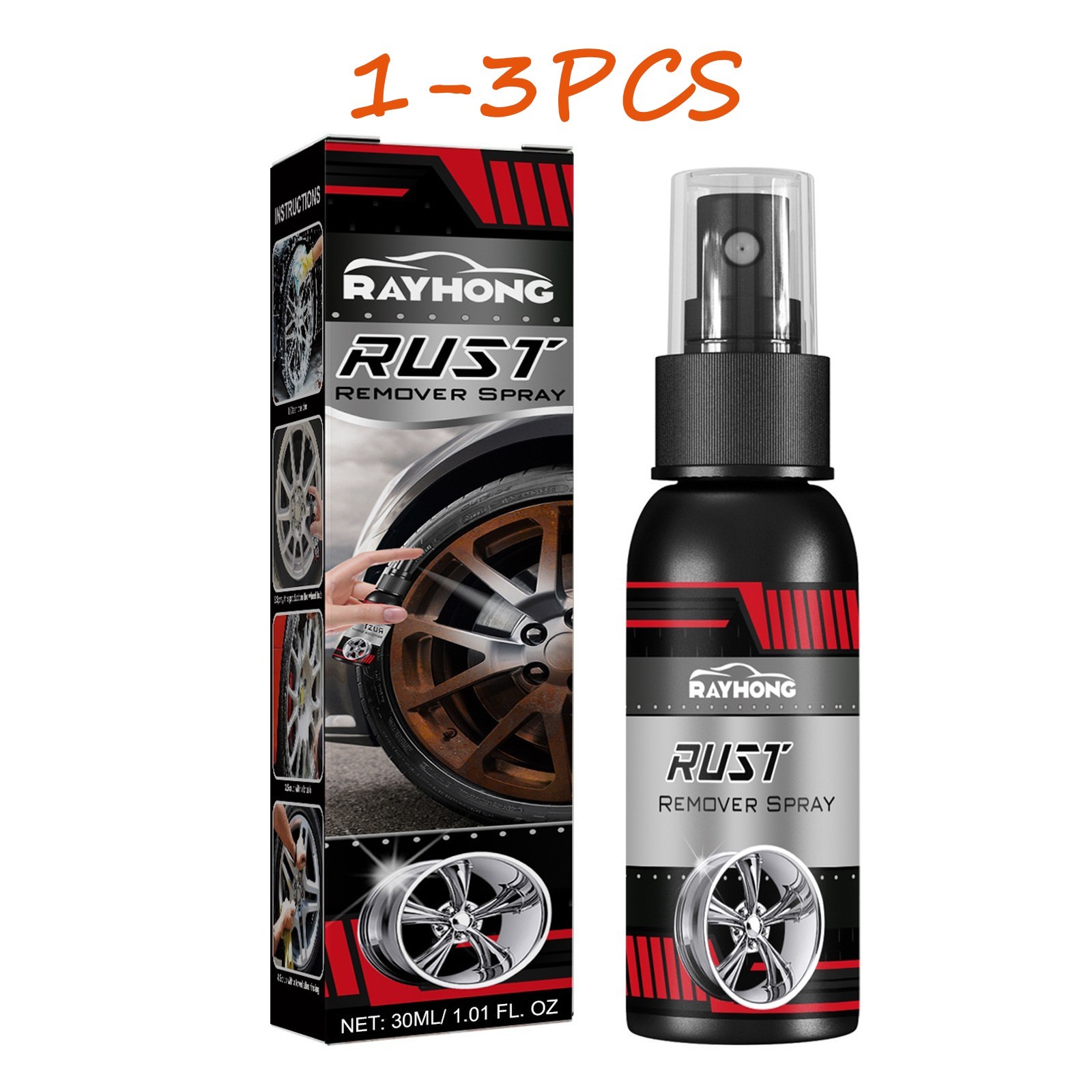 Multi-purpose Car Rust Removal Spray Rust Remover Rust Inhibitor Derusting Spray