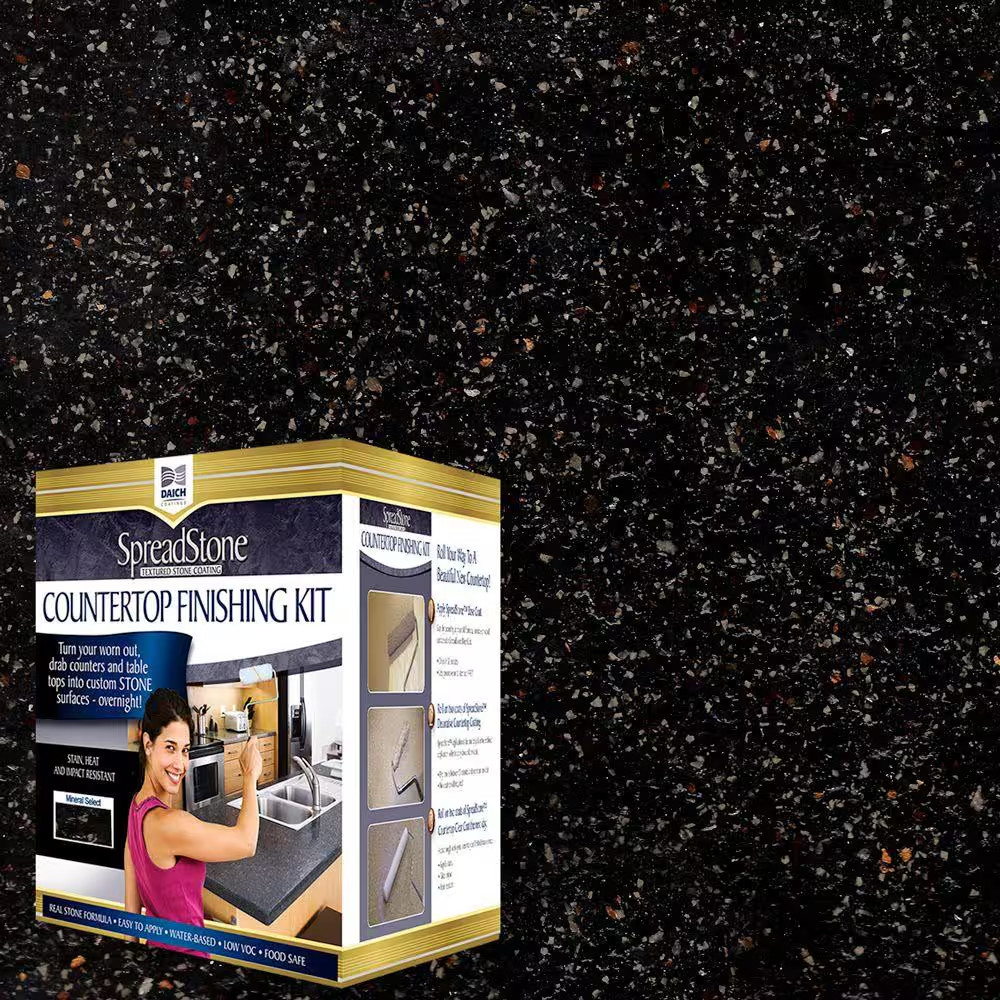 Mineral Select 1 Qt. Volcanic Black Countertop Refinishing Kit