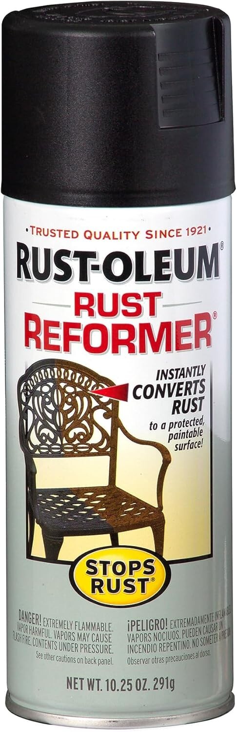 Rust-Oleum 215215 Stops Rust Rust Reformer Spray, 10.25oz, Black,‎Rust Resistant