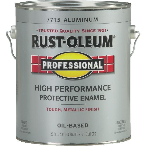 1 Gal Aluminum Gloss Rust-Oleum Protective Rust Control Enamel Paint 7715-402
