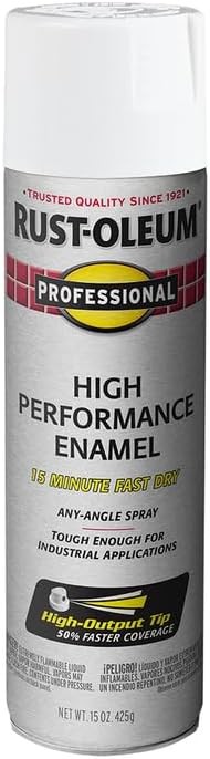 7592838-6PK Professional High Performance Enamel Spray Paint 15 oz Gloss White