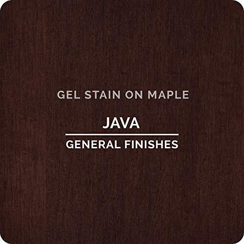 General Finishes Java Gel Stain 1 Pint Easy Application Lustrous Finish